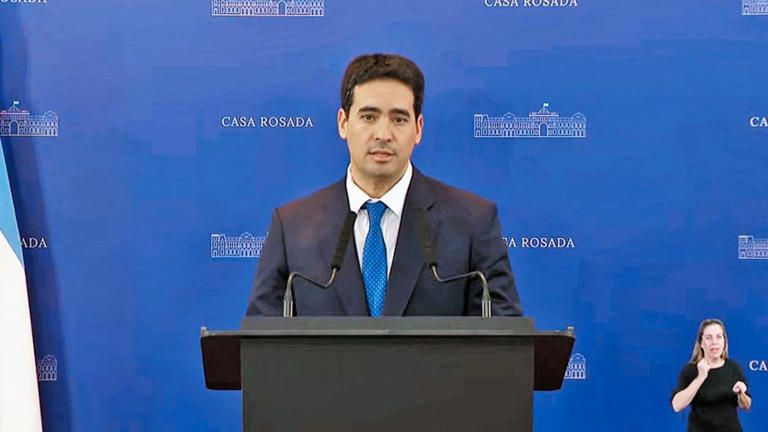 ravier vocero presidencia primera conferencia
