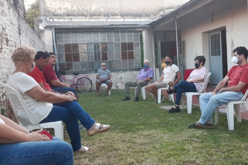 Iturmendi habl&aacute;ndole a los correligionarios este mi&eacute;rcoles por la tarde. 