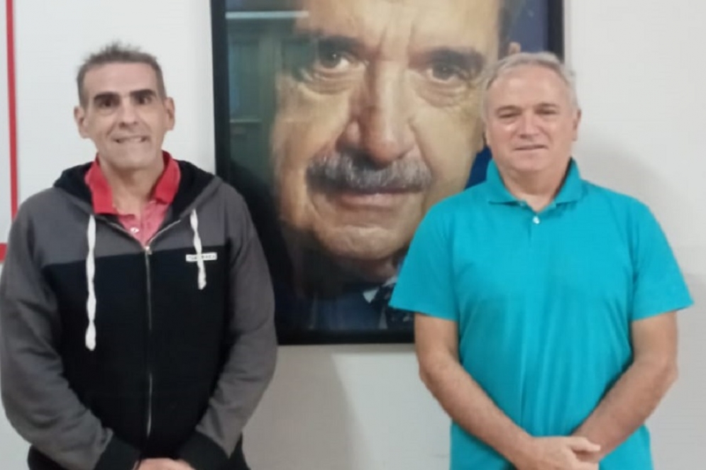 Polo P&eacute;rez Armari junto a Ezequiel Rizzi. 