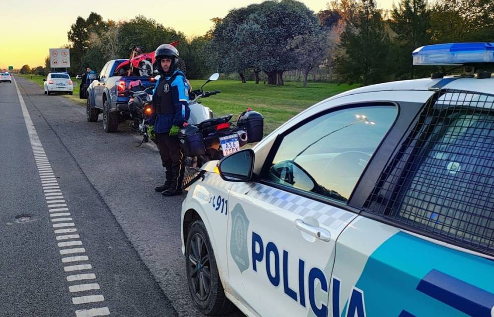 Detenidos, motos secuestradas, un accidente y alcoholemia positiva: el resultado de un operativo en accesos