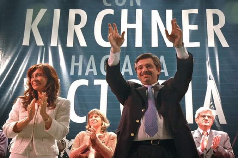 Cristina Fern&aacute;ndez y Alberto Fern&aacute;ndez. 