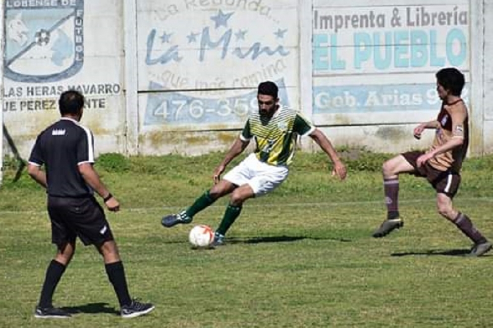Uribe en su visita a Las Heras.