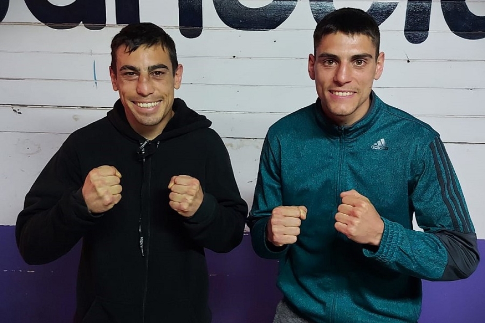 Jes&uacute;s y Claudio con la guardia alta.