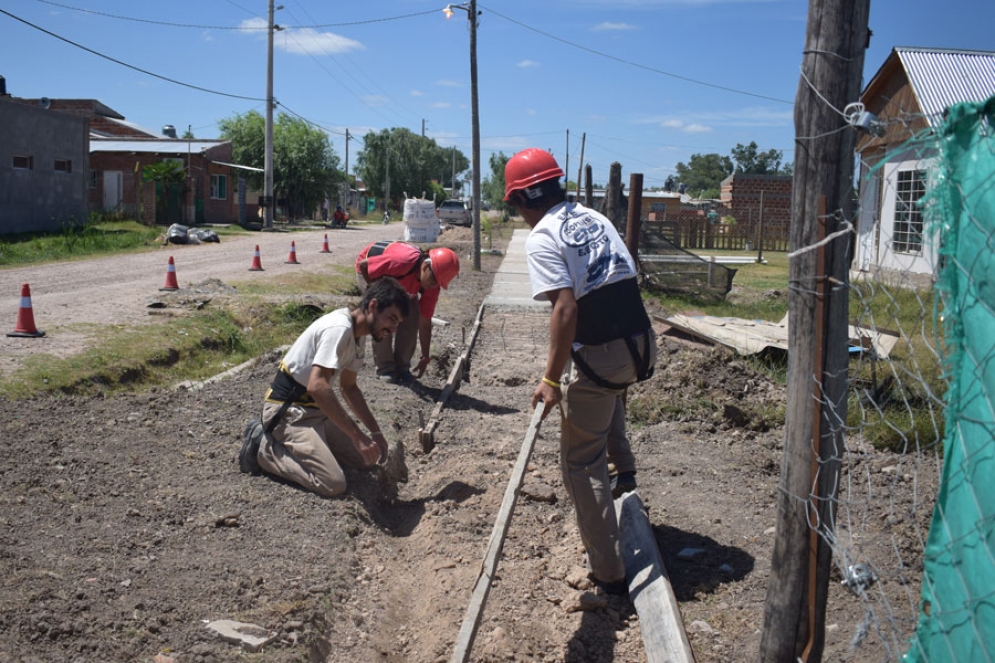 Trabajadores de la cooperativa en plena jornada.