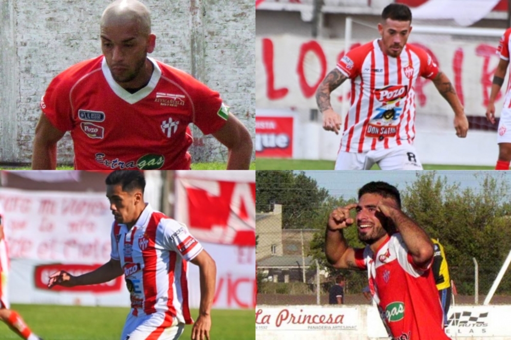 Peralta, Frattini, Casta&ntilde;eda y Perinciolo (Fotos: J. Morales y J. Arga&ntilde;araz).