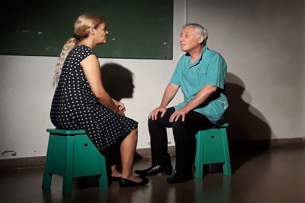 Obra teatral en la Escuela Estrada