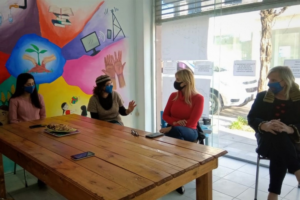 Fassi, Ferraro y demas integrantes del &aacute;rea.