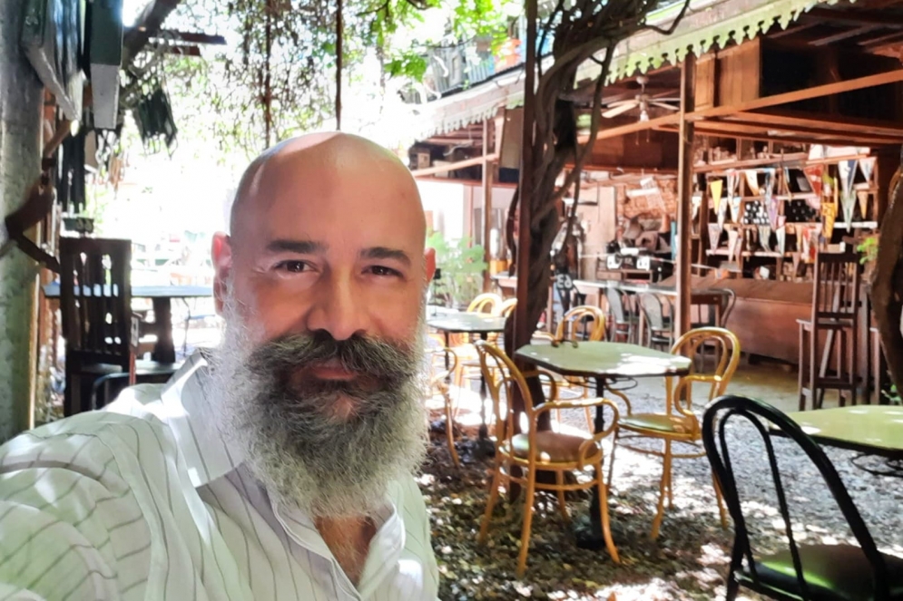 Fue el 24 de diciembre en el patio del restaurante La Pulper&iacute;a Quilapan, San telmo.