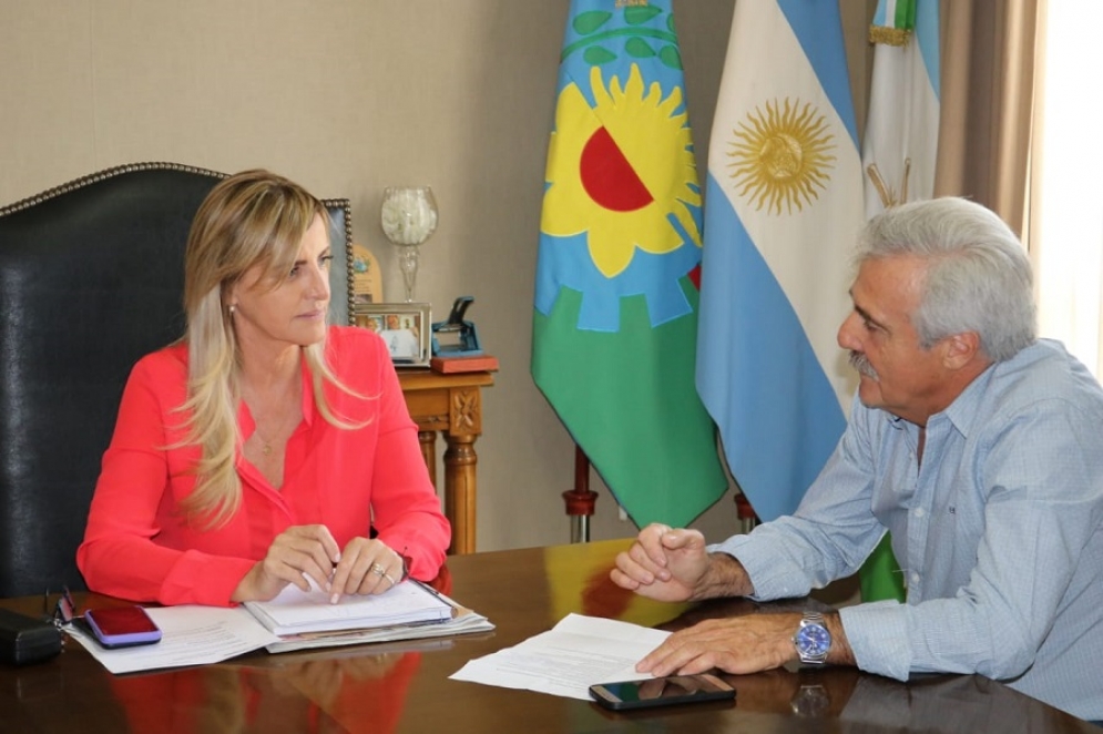 Fassi y Noseda en el despacho de la mandataria.