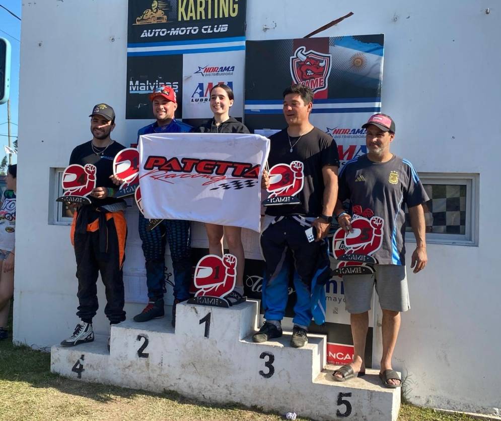 Valentina, en lo m&aacute;s alto del podio.