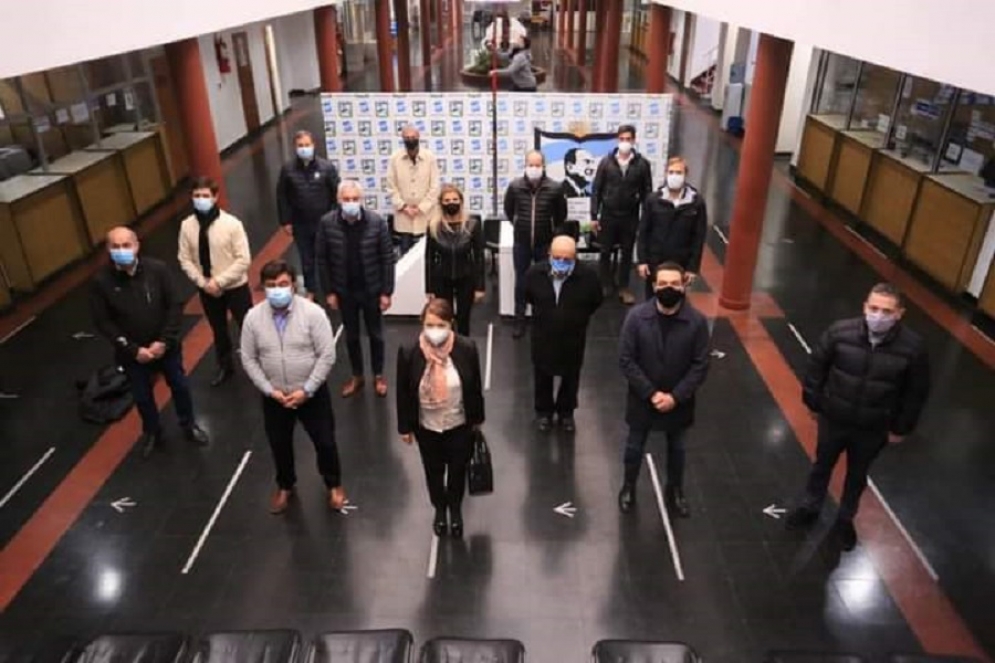 La c&uacute;pula del partido.