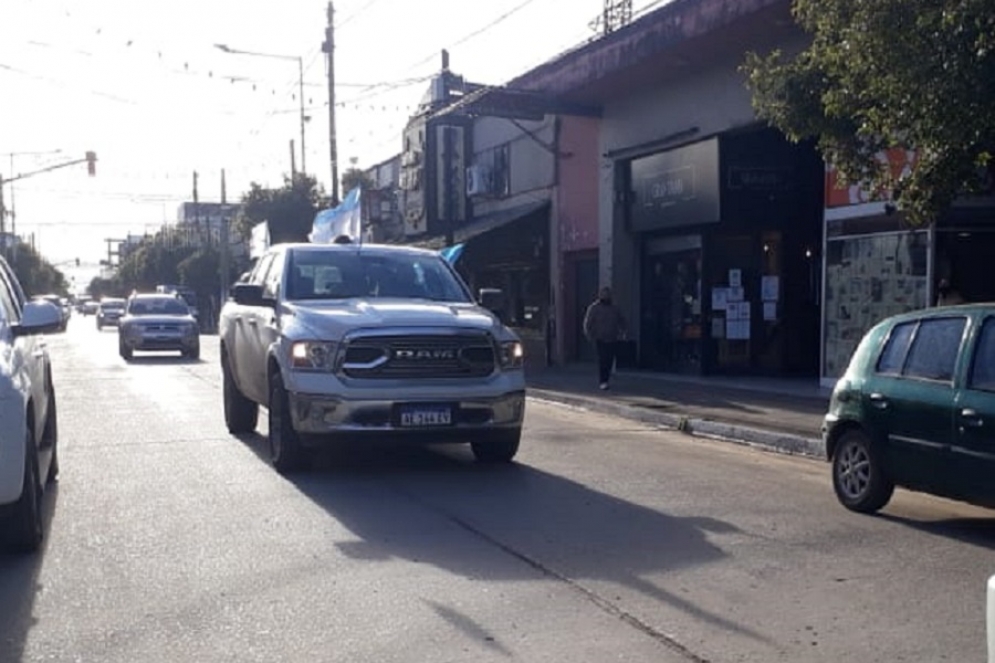 En el Obelisco hubo agresiones a medios y periodistas.