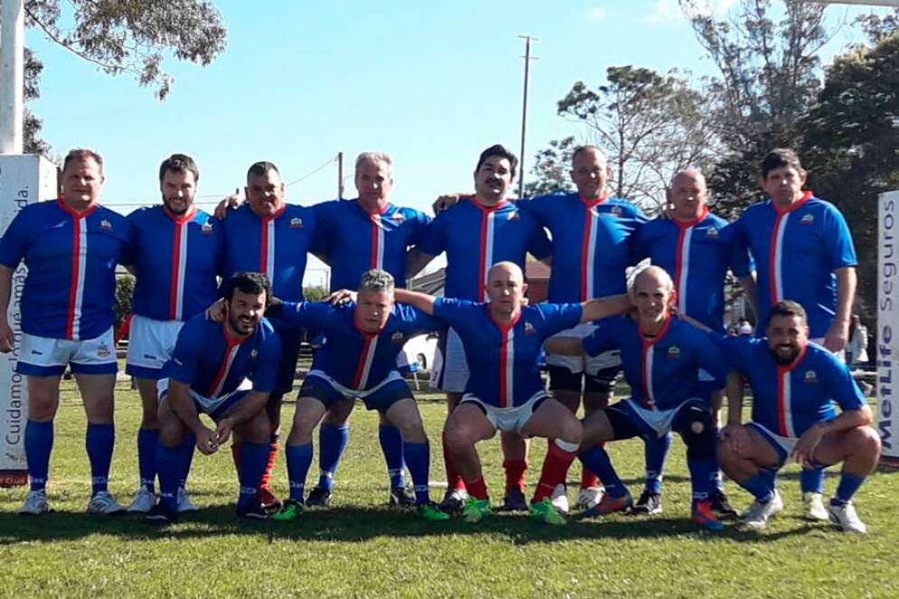 La primera formaci&oacute;n de Ca&ntilde;uelas Rugby. 