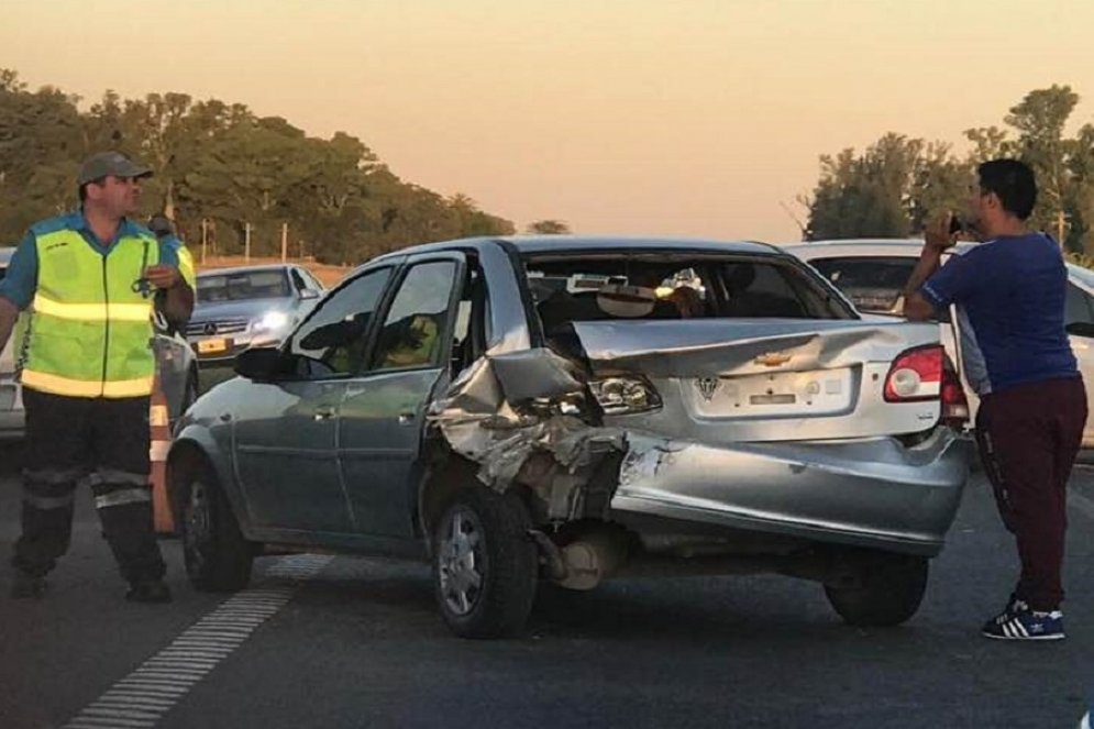 Una de los accidentes de se registr&oacute; el fin de semana.