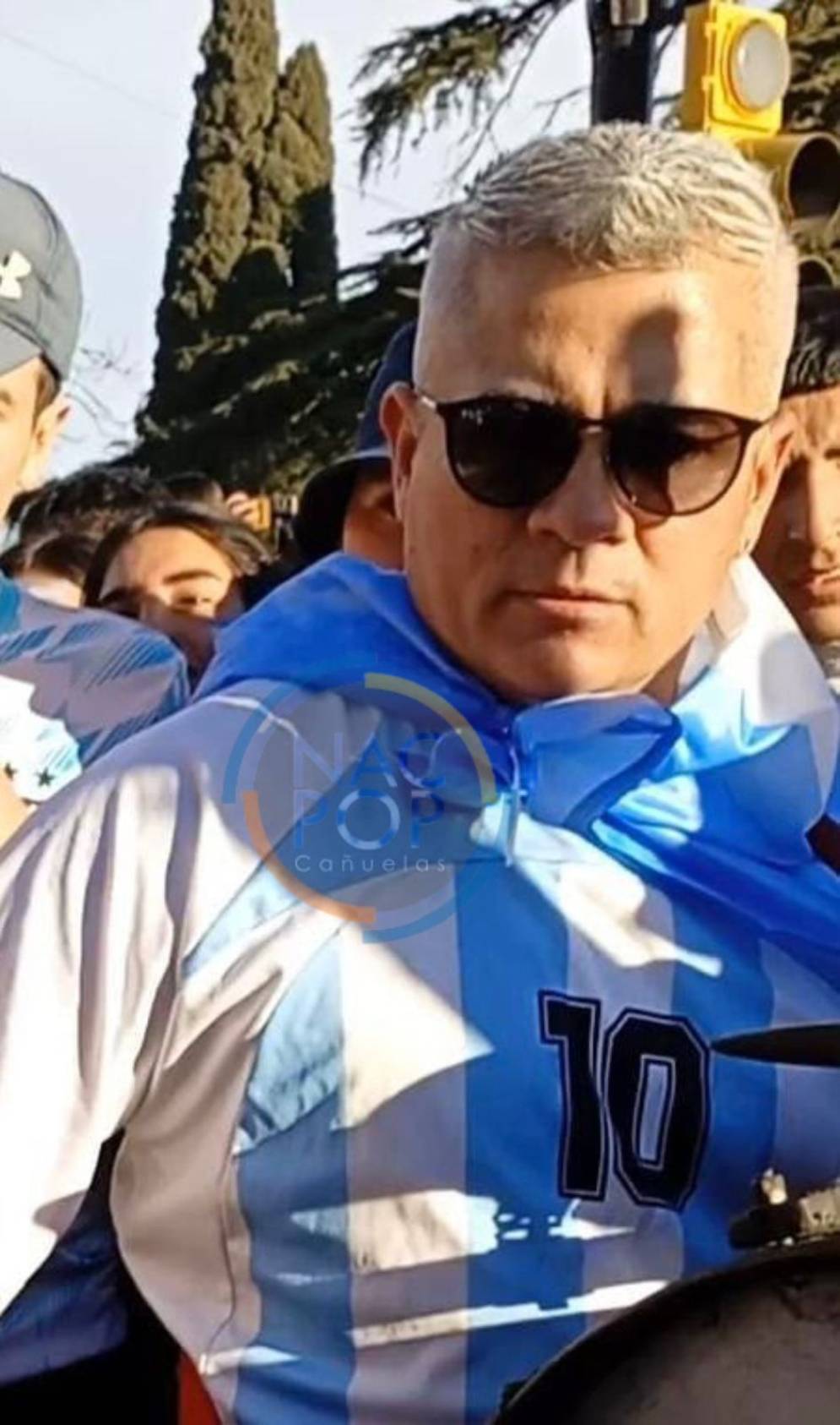 La v&iacute;ctima, minutos antes de ser asesinado. 