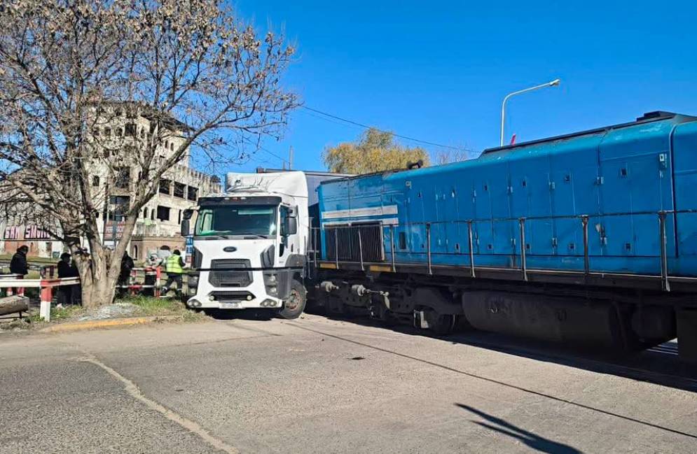 El transito estuvo interrumpido durante varios minutos.