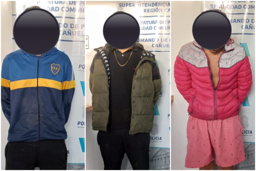 Entrada la tarde, fueron alojados en la sede policial de Avenida Libertad.