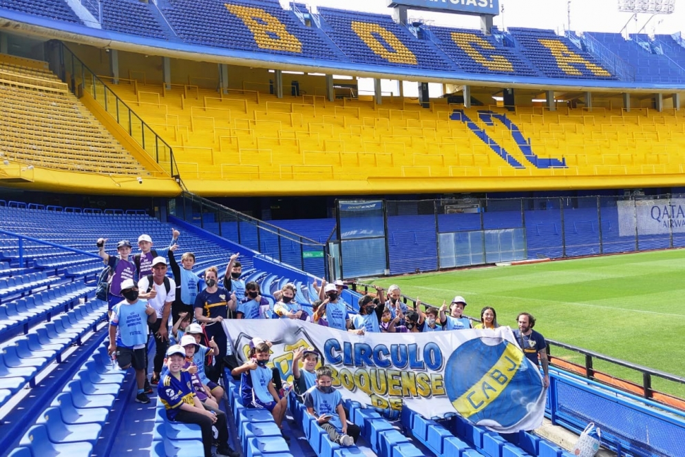  Escuelitas Municipales de F&uacute;tbol visitaron la Bombonera