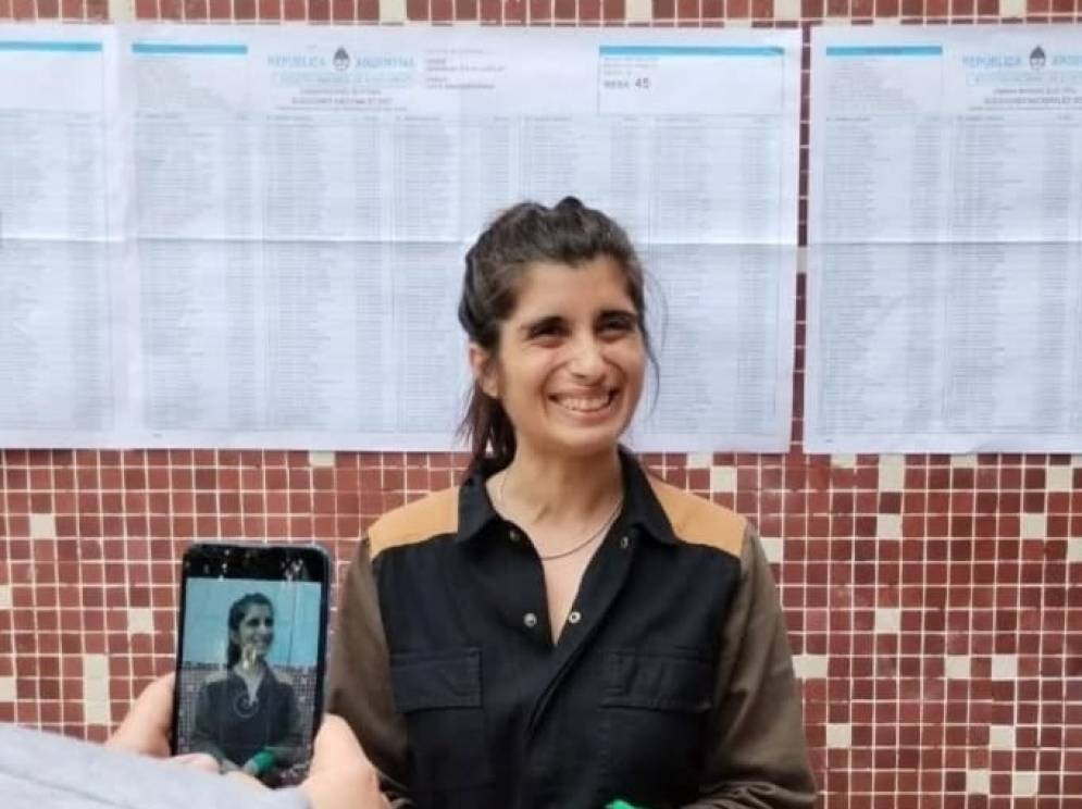 Jesica Lavia, ya la referente de la Izquierda en Ca&ntilde;uelas. 