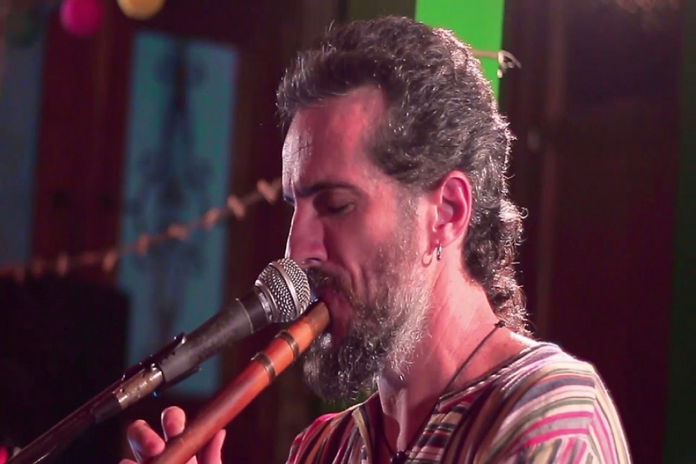 Agust&iacute;n Ronconi, cantante de Arbolito. 