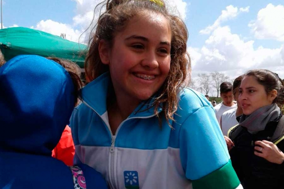 Constanza Avolio se llev&oacute; el primer puesto en Lanzamiento de Bala. 