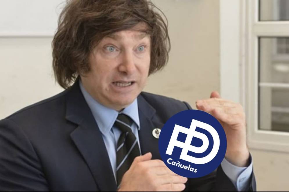 El Partido Dem&oacute;crata de Ca&ntilde;uelas trabaja para la precandidatura de Javier Milei. 