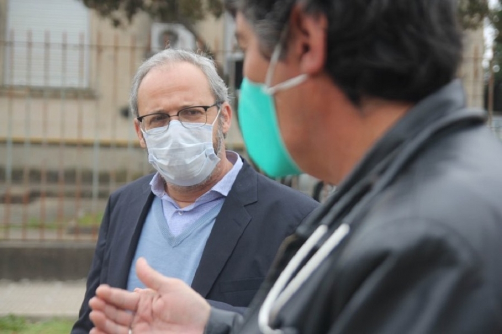 Juan Sebasti&aacute;n Riera, director provincial de Hospitales recorri&oacute; este mi&eacute;rcoles las instalaciones del Dardo Rocha. 