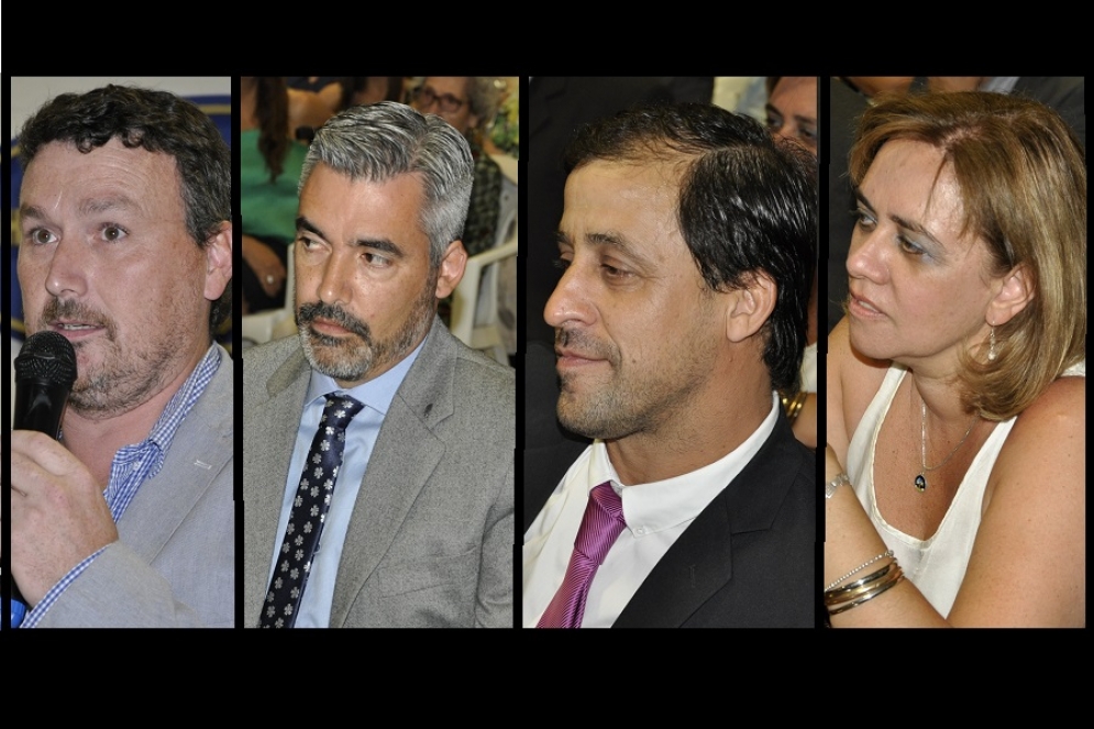 Santiago Mac Goey, Carlos &Aacute;lvarez, Mart&iacute;n Augusto y Natalia Blasco.