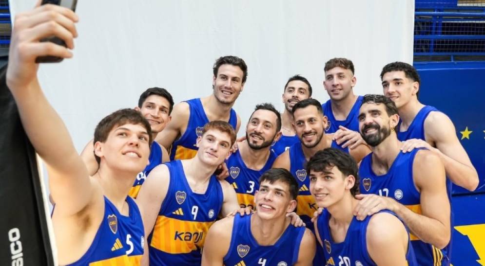 La selfie victoriosa. Barreiro (2do. arriba a la der.) volvi&oacute;&nbsp;con&nbsp;todo.