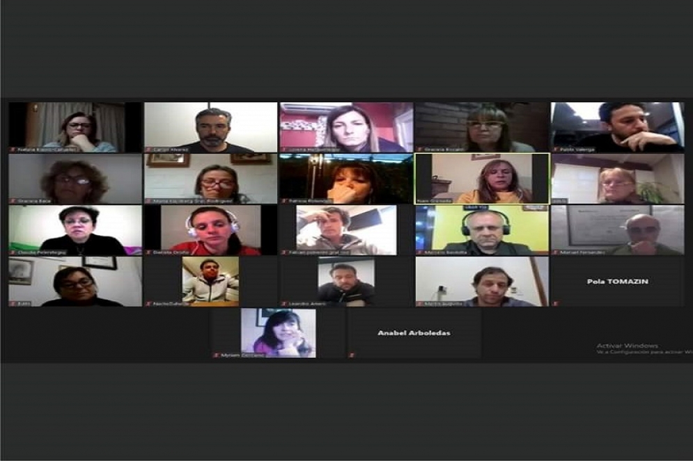 La reuni&oacute;n de dio bajo la modalidad virtual.