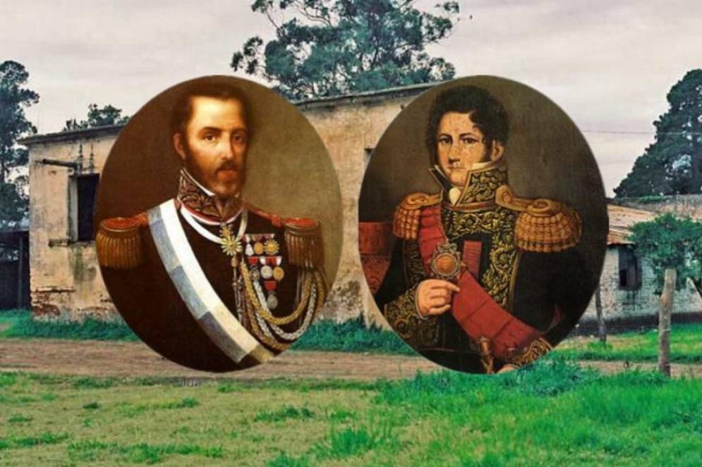 Juan Galo de Lavalle y Juan Manuel de Rosas