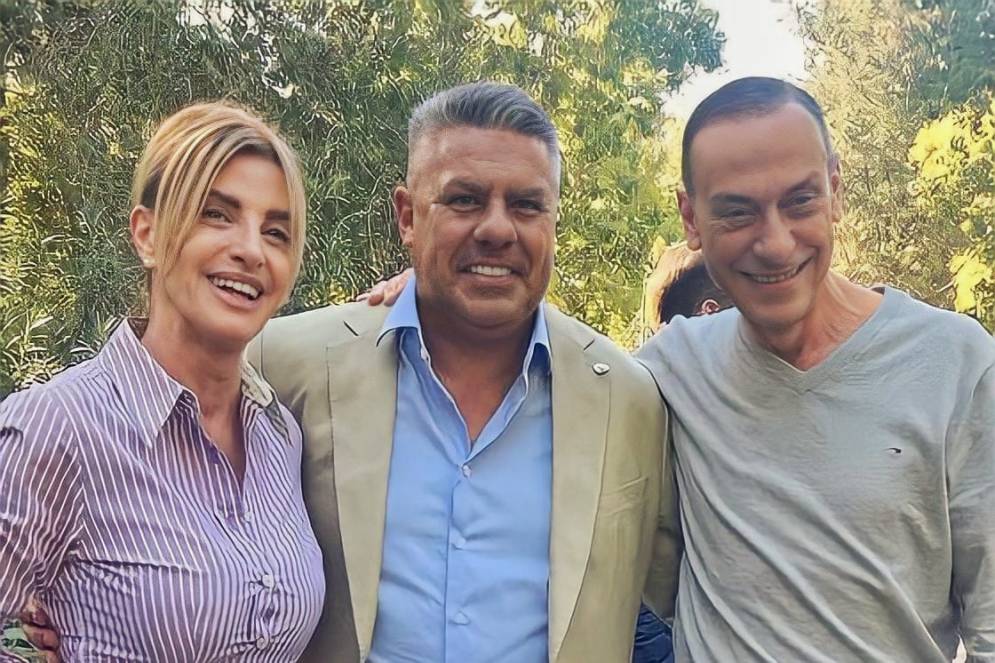 Marisa Fassi, "Chiqui" Tapia y Gustavo Arrieta. 