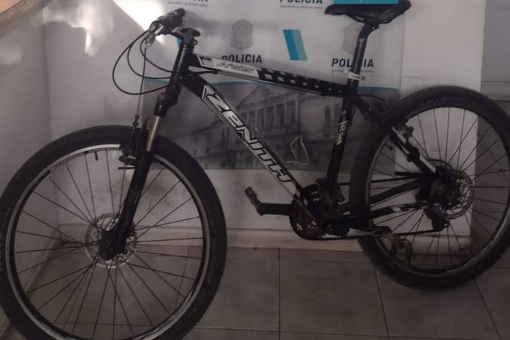 El rodado que quiso robar el imputado.