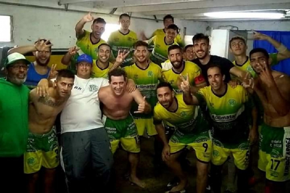 El festejo del "furg&oacute;n".