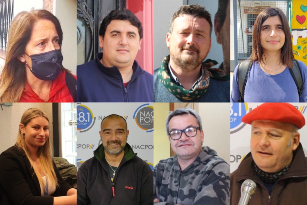 R&iacute;os, Iturmendi, Mac Goey y Lavia (arriba); M&aacute;rques, Far&iacute;as, Arias y Olveira (abajo).