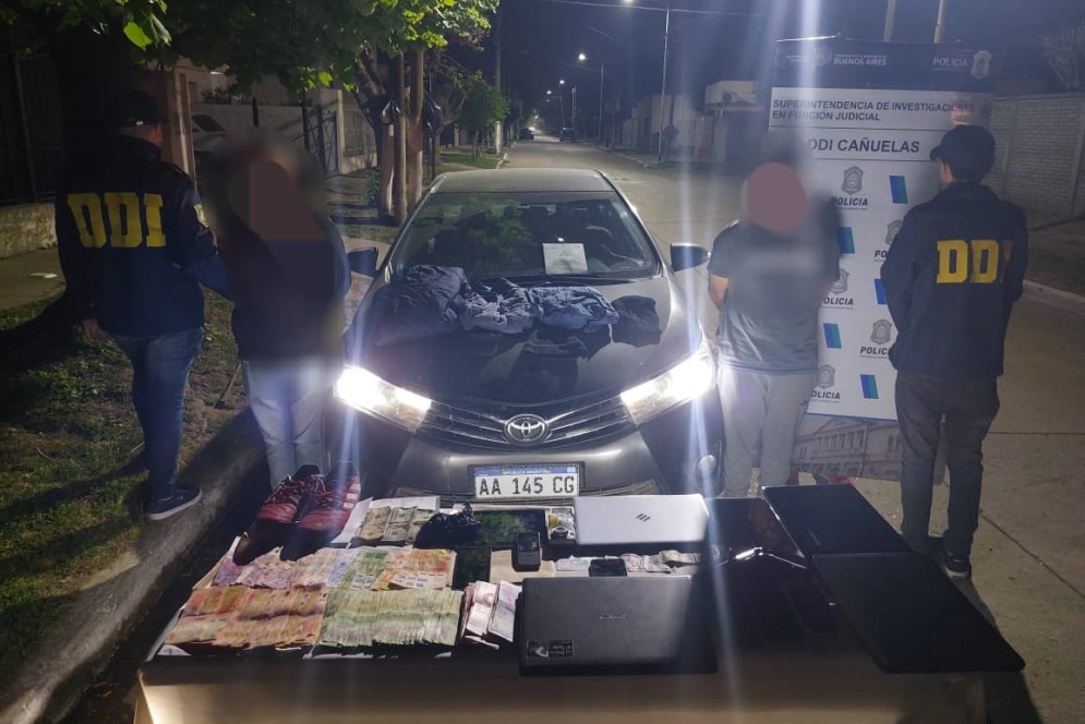 El "panadero" Guillermero detenido por la DDI.