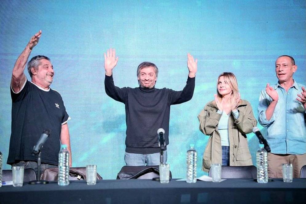 M&aacute;ximo Kirchner en Ca&ntilde;uelas.