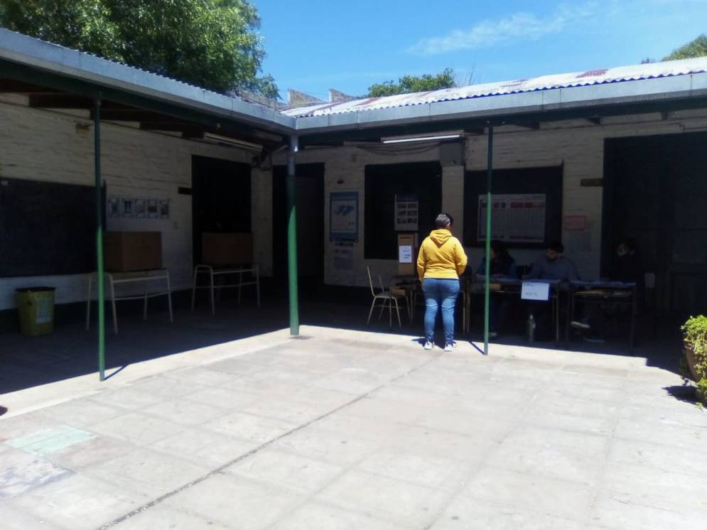 La elocuente im&aacute;gen de la Escuela Primaria N&deg;17 de Vicente Casares. 