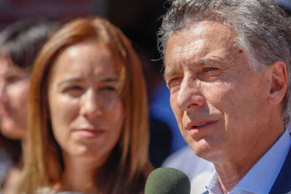 Mauricio Macri y Mar&iacute;a Eugenia Vidal. 
