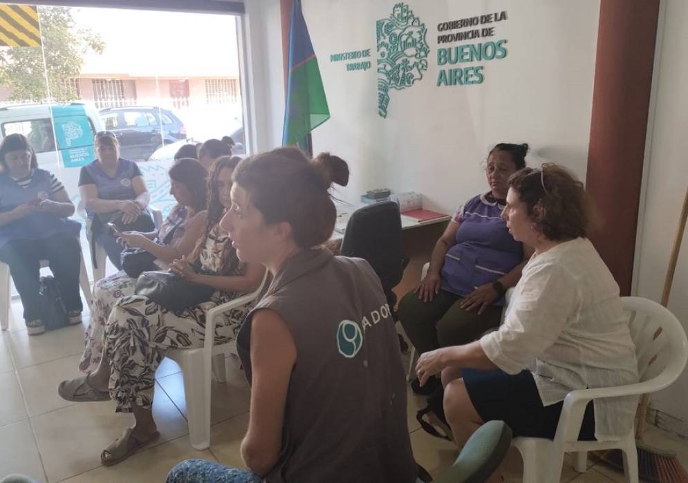 Hubo dos reuniones en la sede del Ministerio de Trabajo provincial que funciona en Ca&ntilde;uelas.