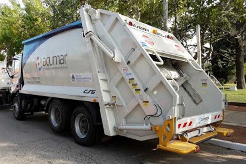 Uno de los camiones que se utilizan para la recolecci&oacute;n de basura. 