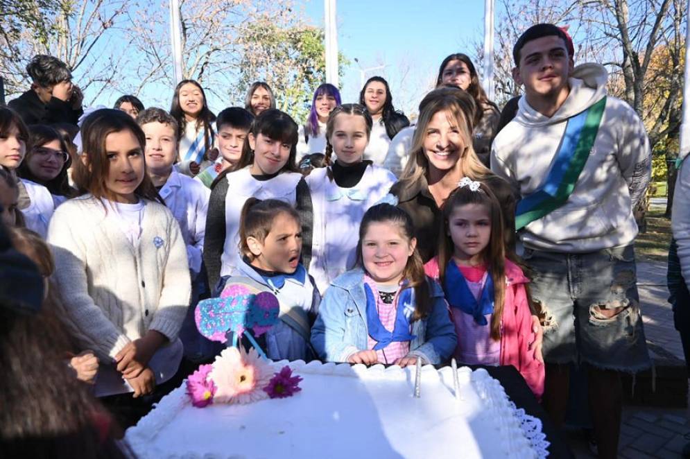 Estuvo la famosa torta de cumplea&ntilde;os.