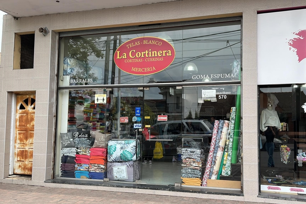 "La Cortinera", un comercio c&eacute;ntrico con m&aacute;s de 20 a&ntilde;os de trayectoria.