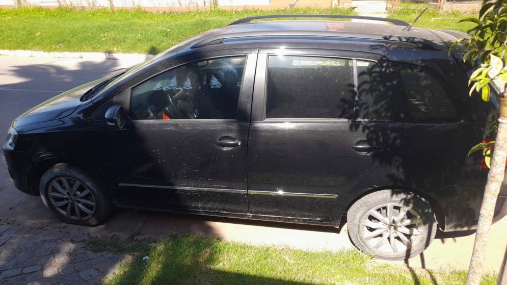 La unidad vandalizada.