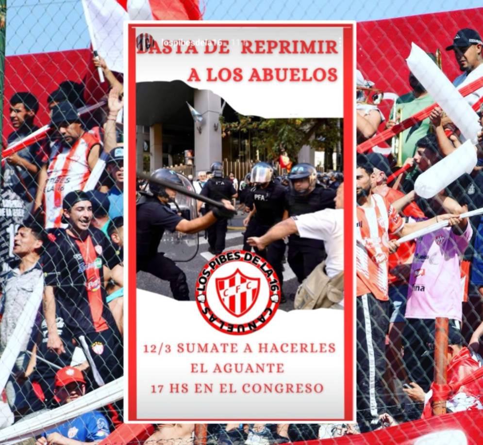 "La 16" ser&aacute; parte de la marcha en el Congreso. 