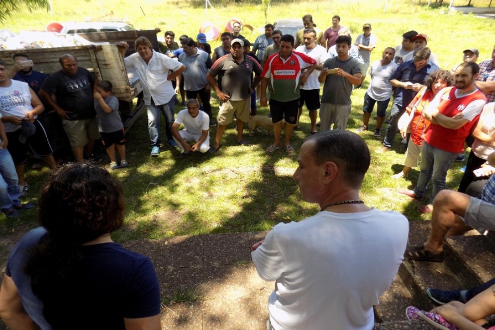 El intendente nuevamente visit&oacute; la cooperativa Frigocarne de M&aacute;ximo Paz