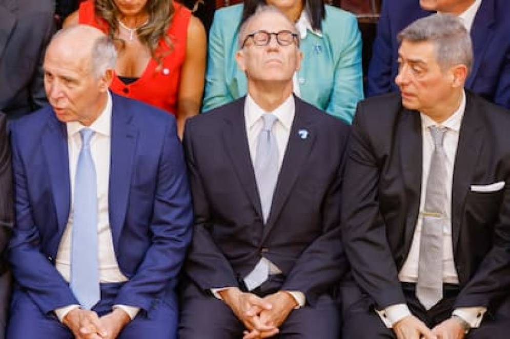Ricardo Lorenzetti, Horacio Rosatti y Carlos Rosenkratz, los jueces de la corte suprema.