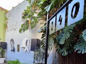 El "Cuentanietos", en el patio del ICC.
