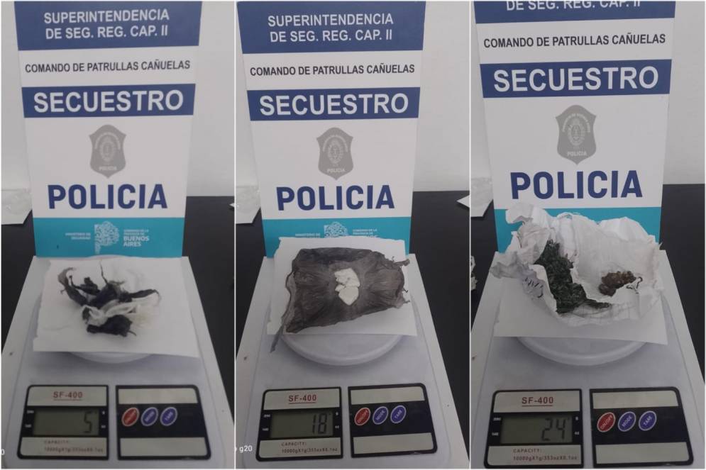 La droga incautada por la polic&iacute;a. 