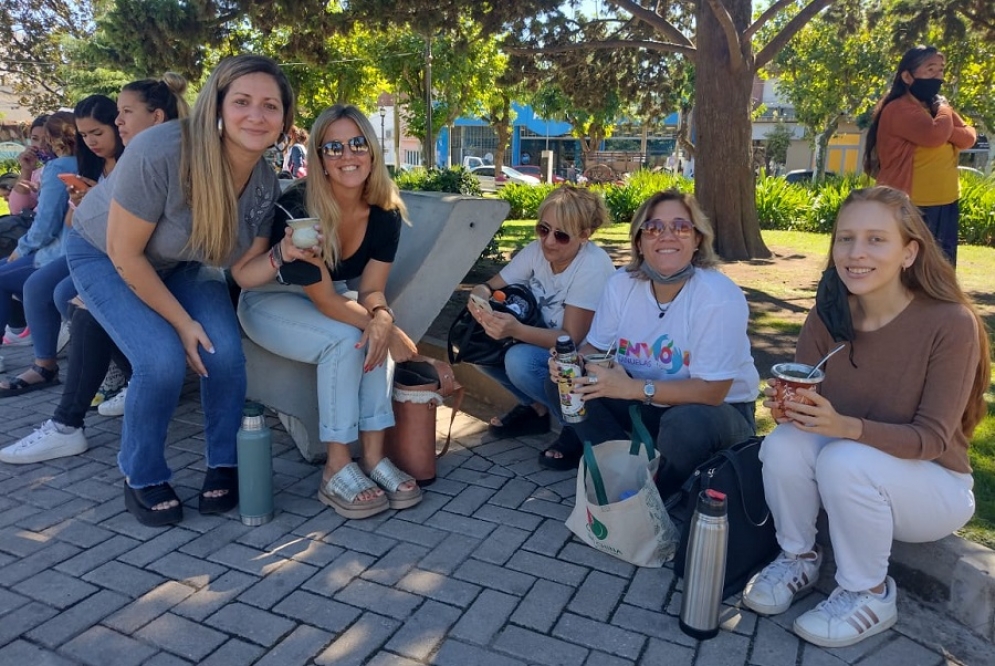 La "mateada" reuni&oacute; a mujeres de distintos ambitos.